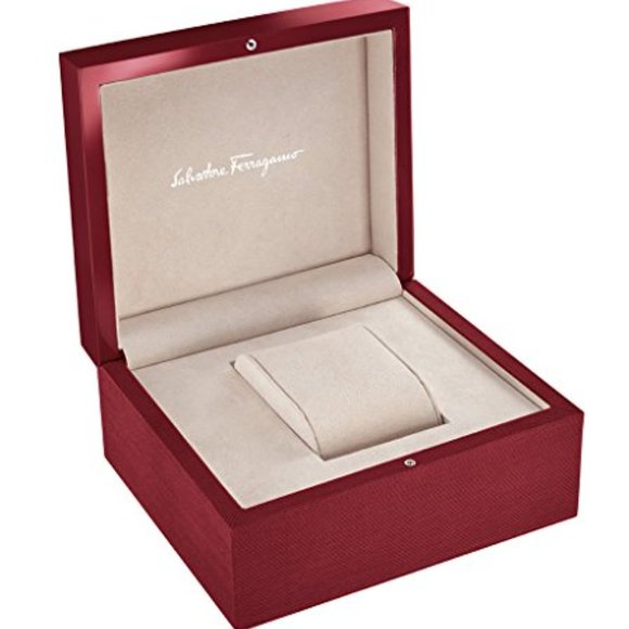 Salvatore Ferragamo Gancino Rose Gold Stainless Steel Watch Silver Dial - Picture 5 of 8